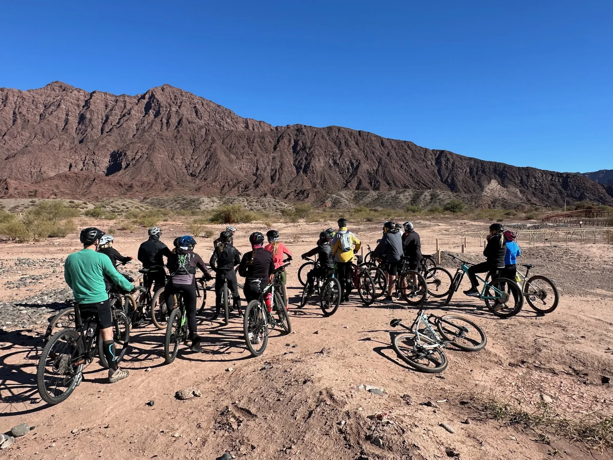 A punto de empezar por La Quebrada de La Troya