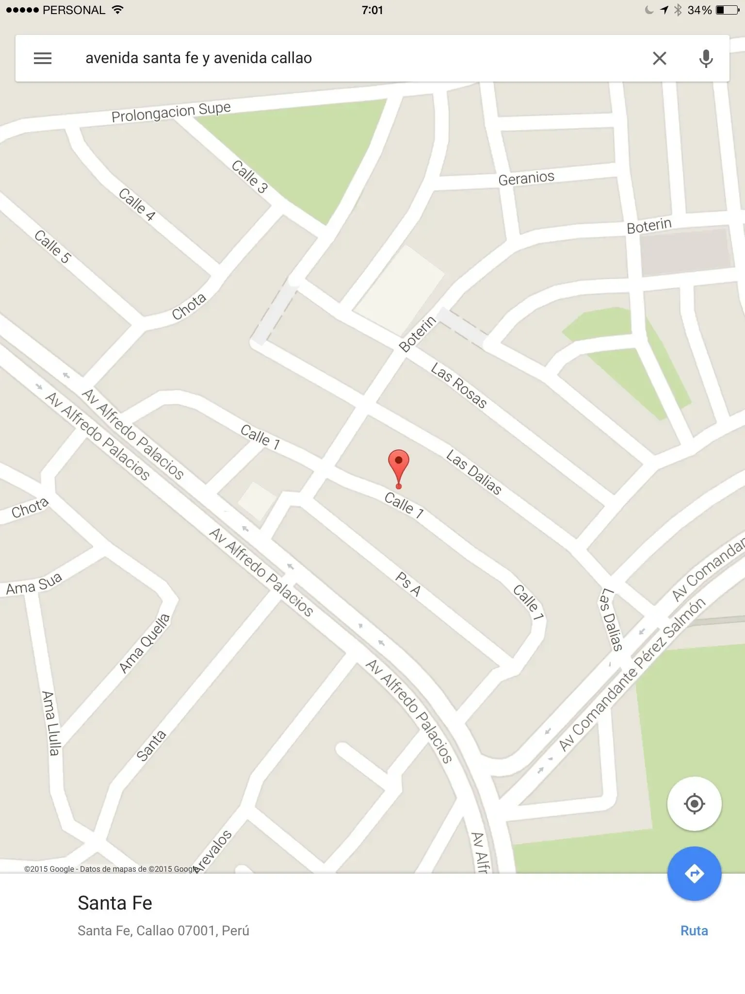 Apple Maps vs. Google Maps: intersecciones de calles