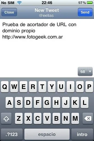 Usando bit.ly en Twitter