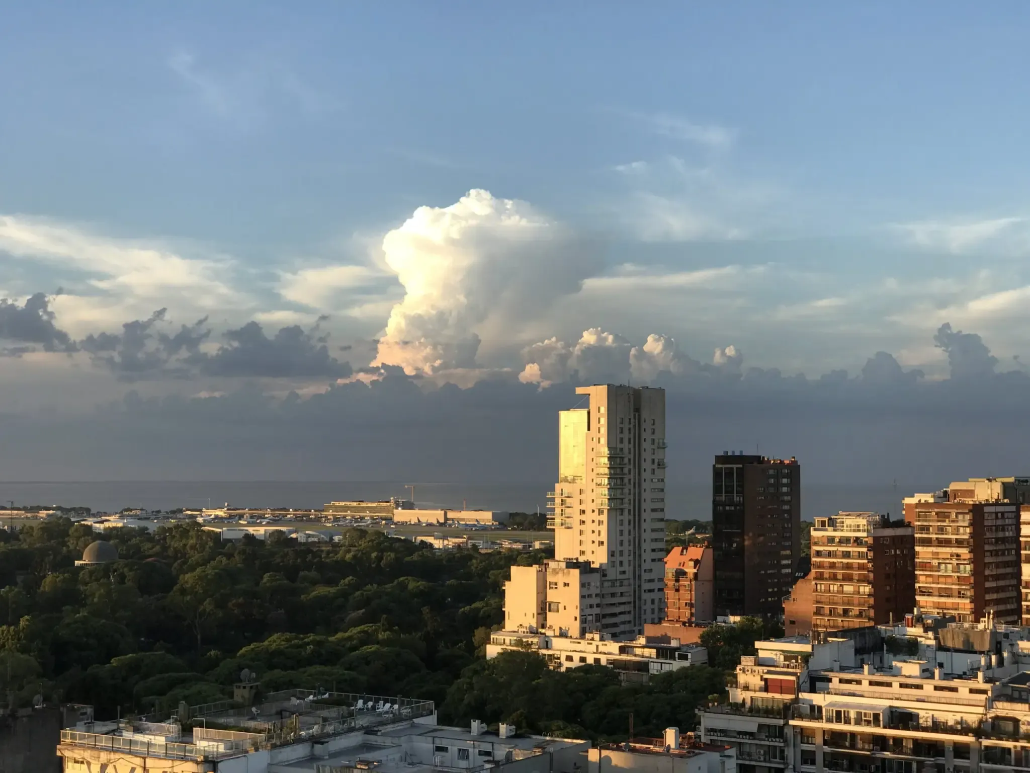 Buenos Aires en este momento. ☁️🏢