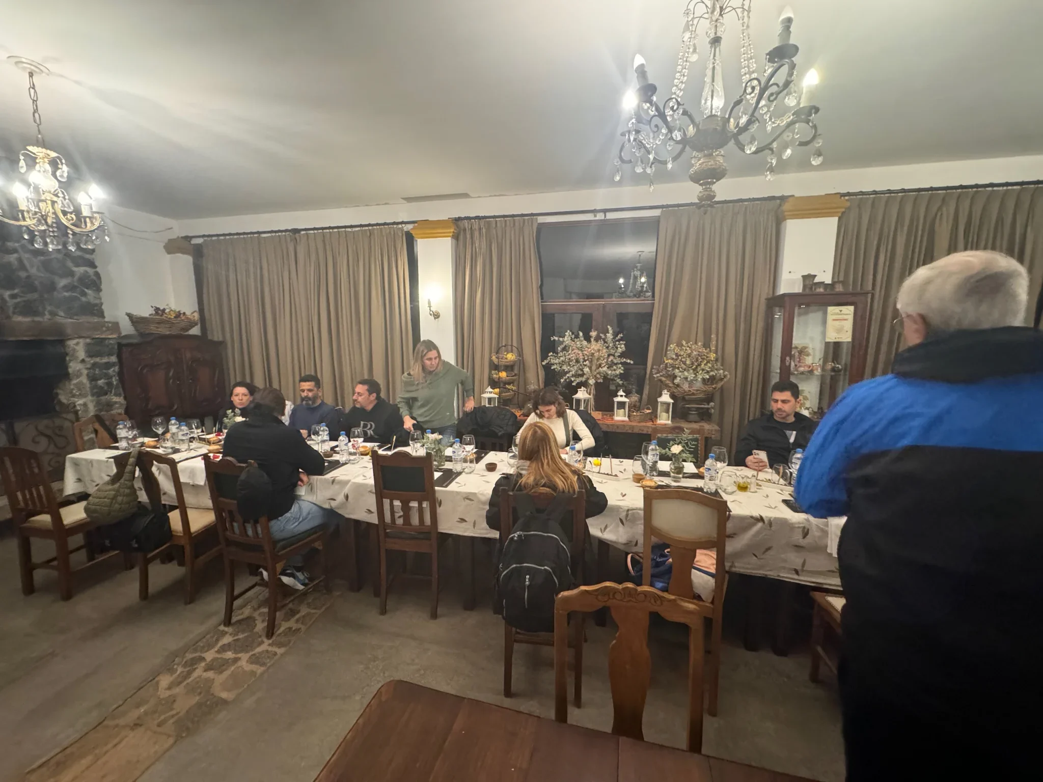 Cena en la Posada Los Olivos