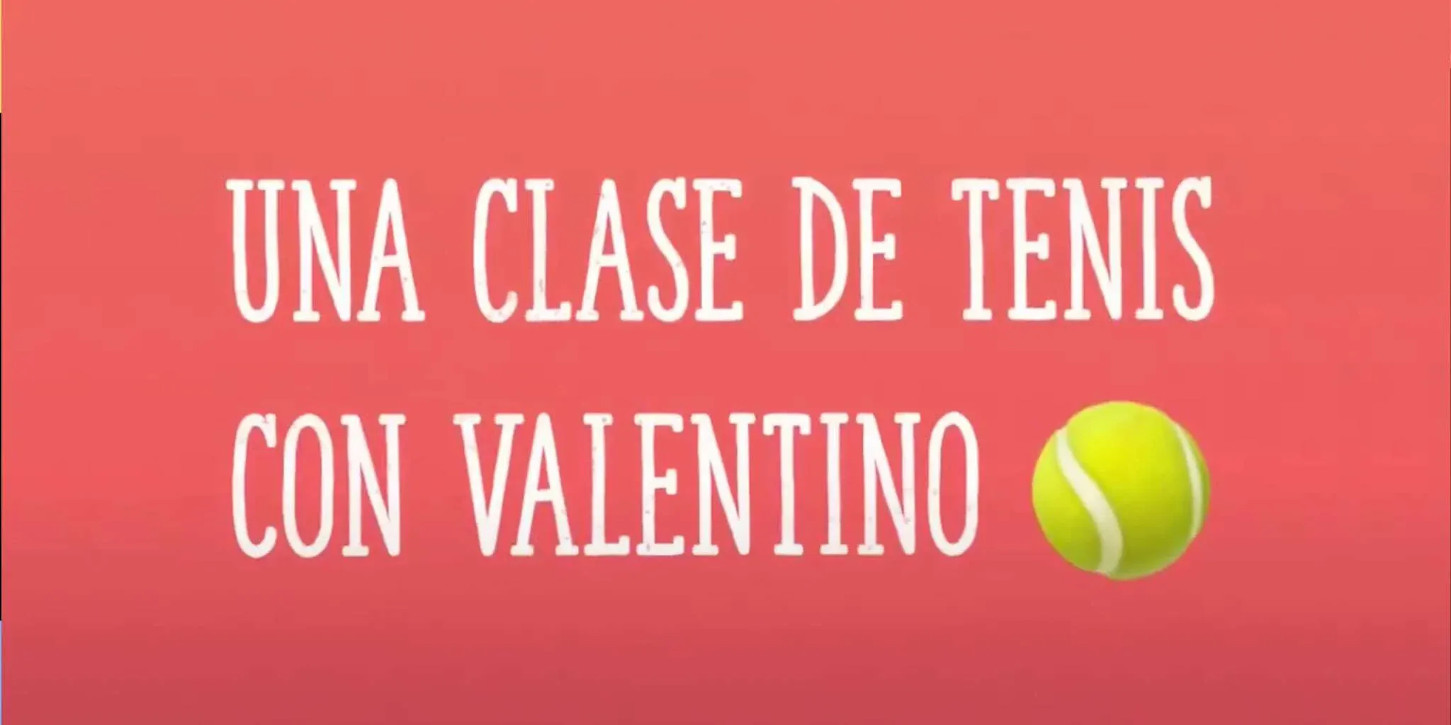 Clases de tenis con Valentino 🎾