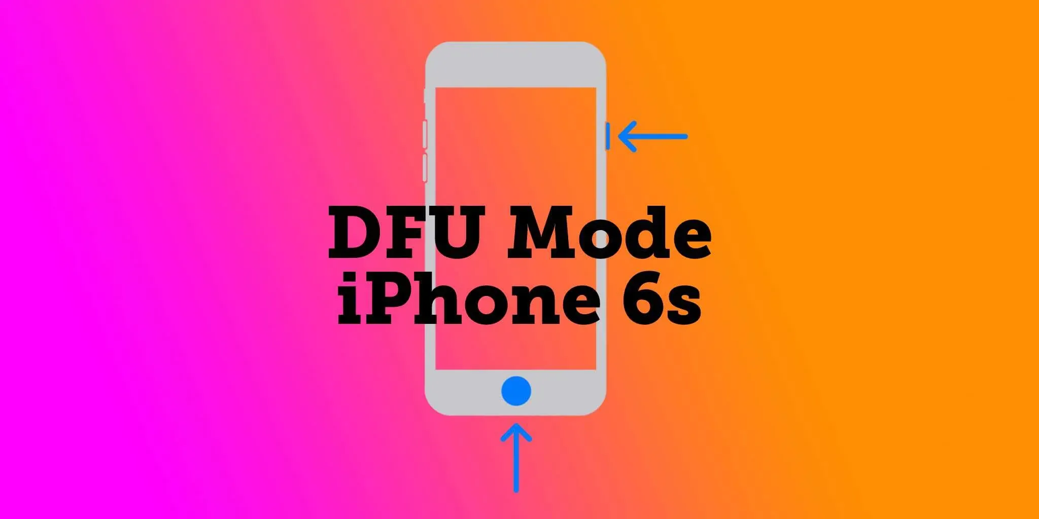DFU Mode en el iPhone 6s