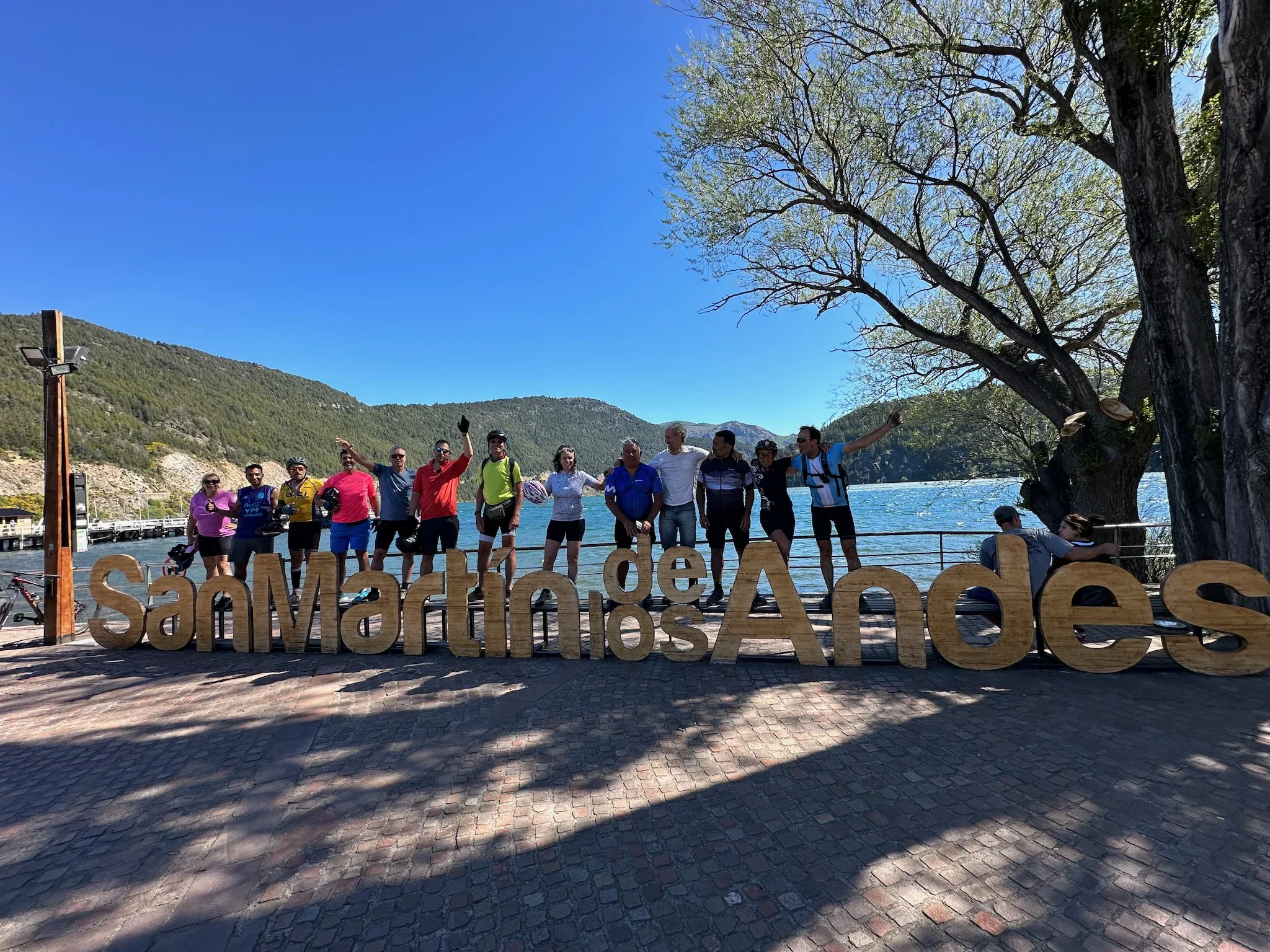 El grupo en San Martín de los Andes