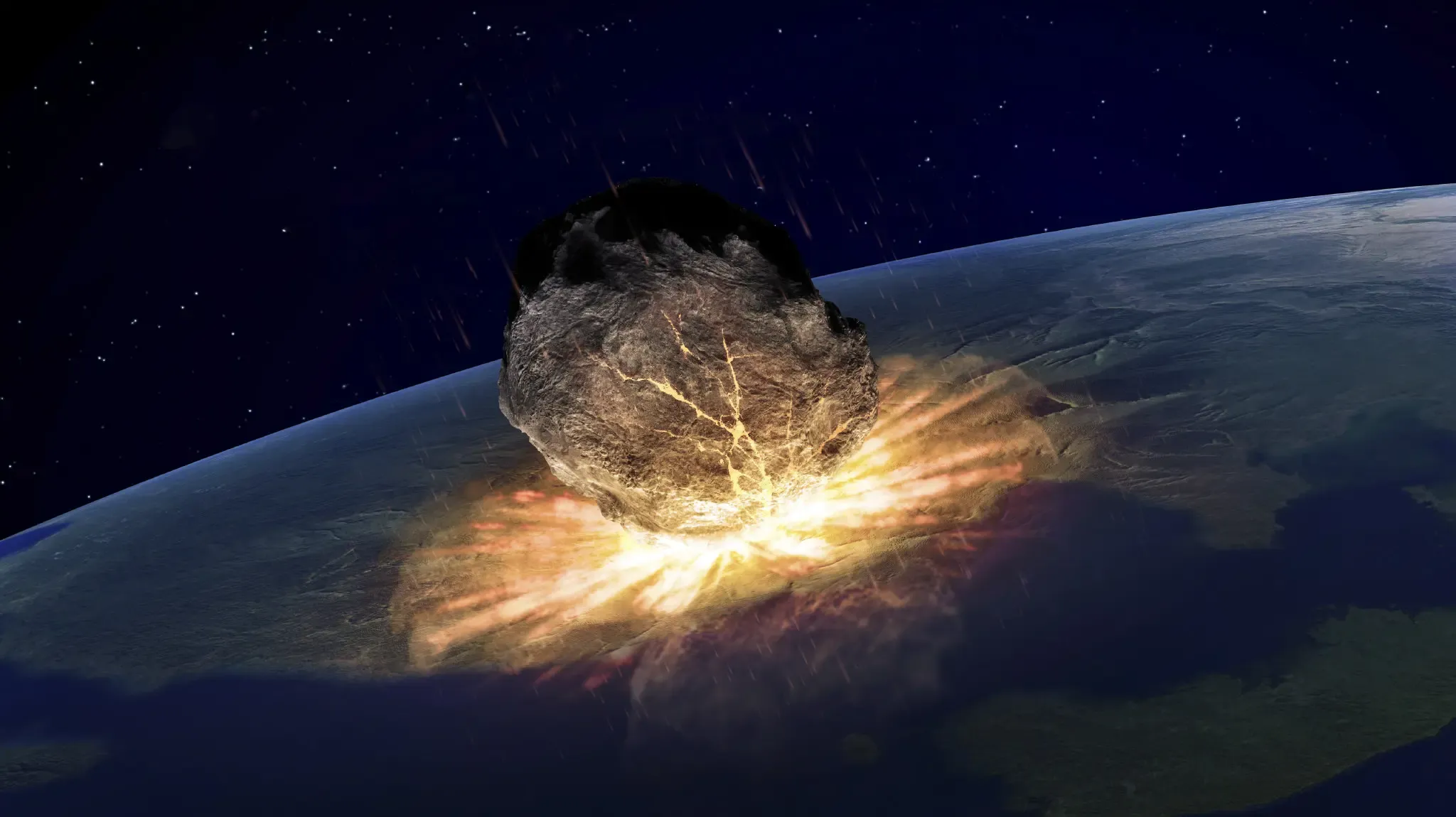 El impacto de un asteroide en HD