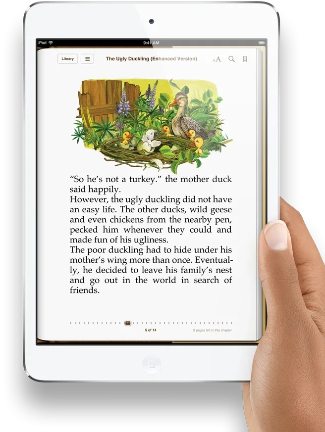 El software del iPad Mini es lo suficientemente inteligente para saber cuando tocas los bordes intencionalmente