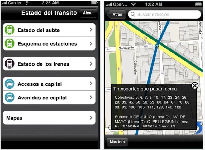 Conoce el estado del tránsito y los subtes porteños en tu iPhone y Android