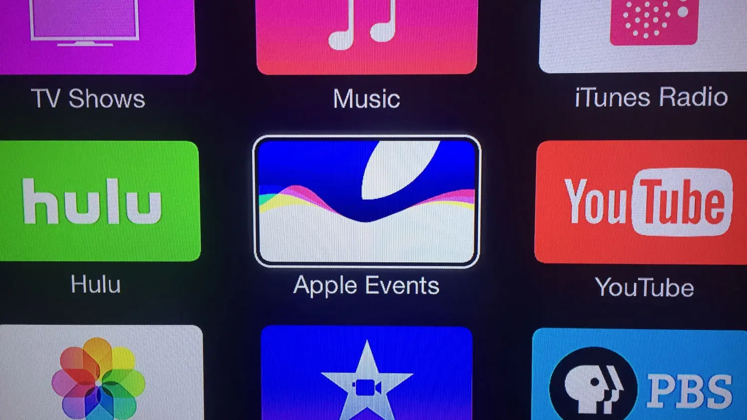Evento de Apple en vivo desde el Apple TV