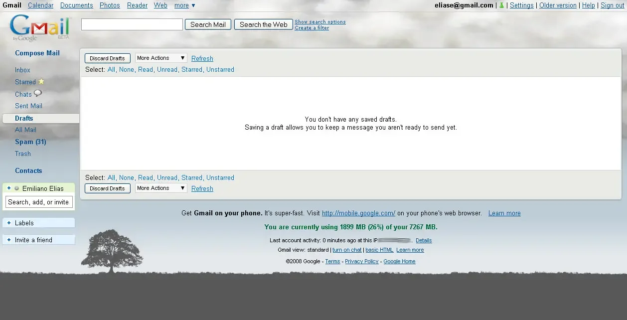 Gmail Soleado