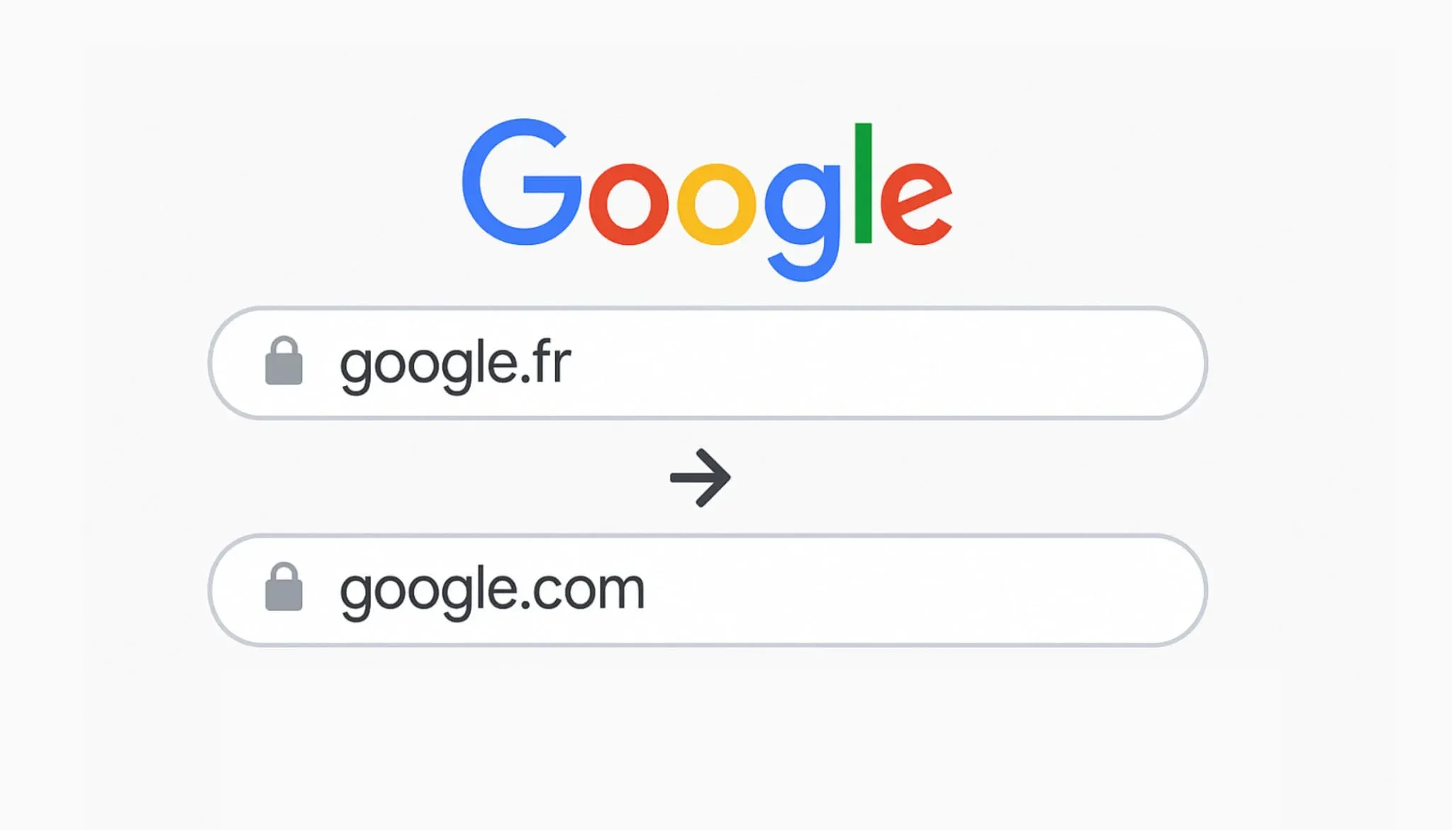 Google deja atrás sus dominios locales: qué significa para la búsqueda local