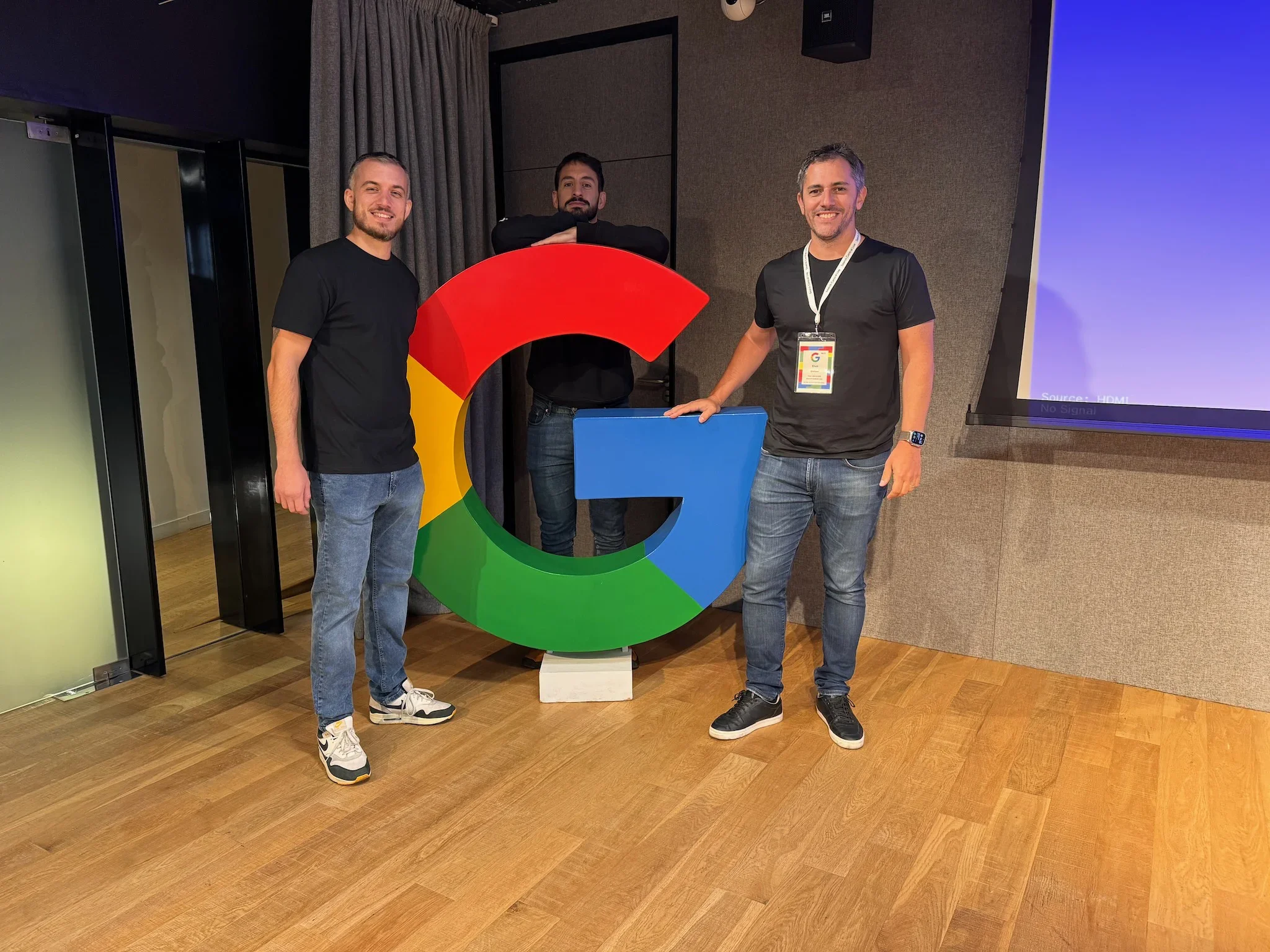 Alan Preiti, Nicolás Billia y Emiliano Elías