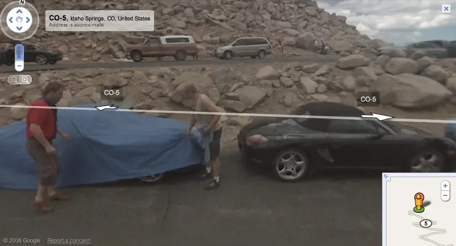 Google Street View revela prototipos de Porsche