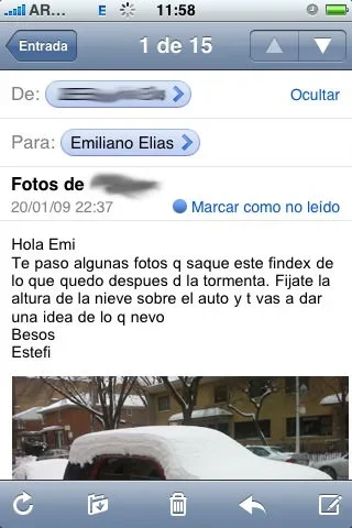 Descargar adjuntos en iPhone