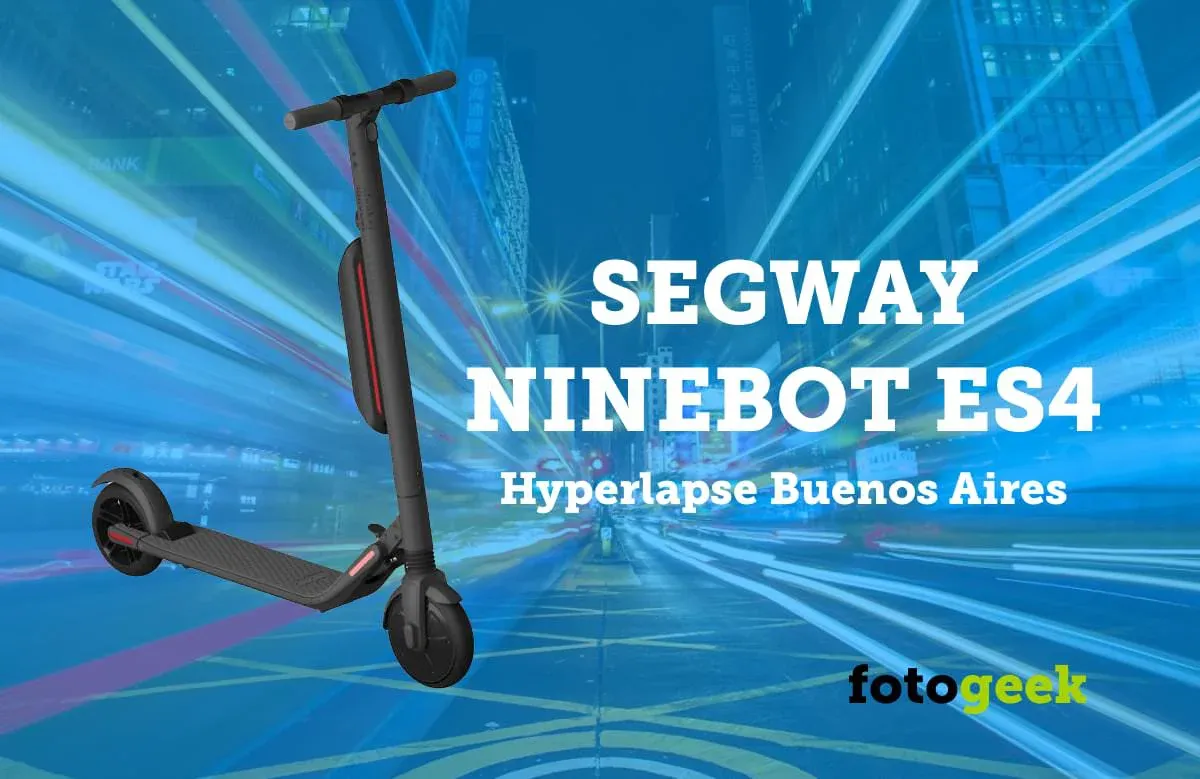 Hyperlapse Ninebot Segway ES4 en Buenos Aires