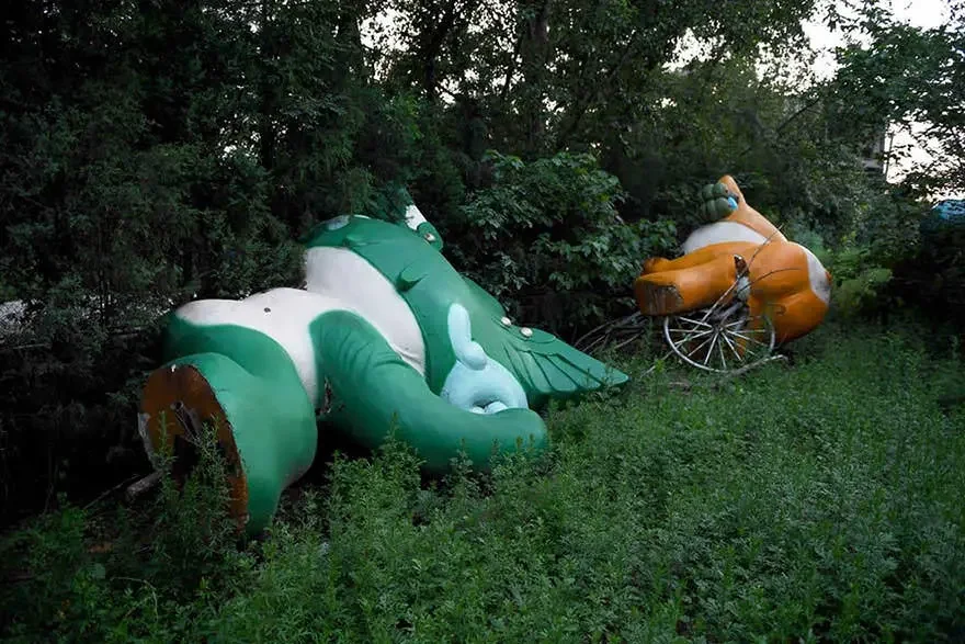 #15 Olympic Mascots Lie Unwanted, Beijing, 2008 Summer Olympics