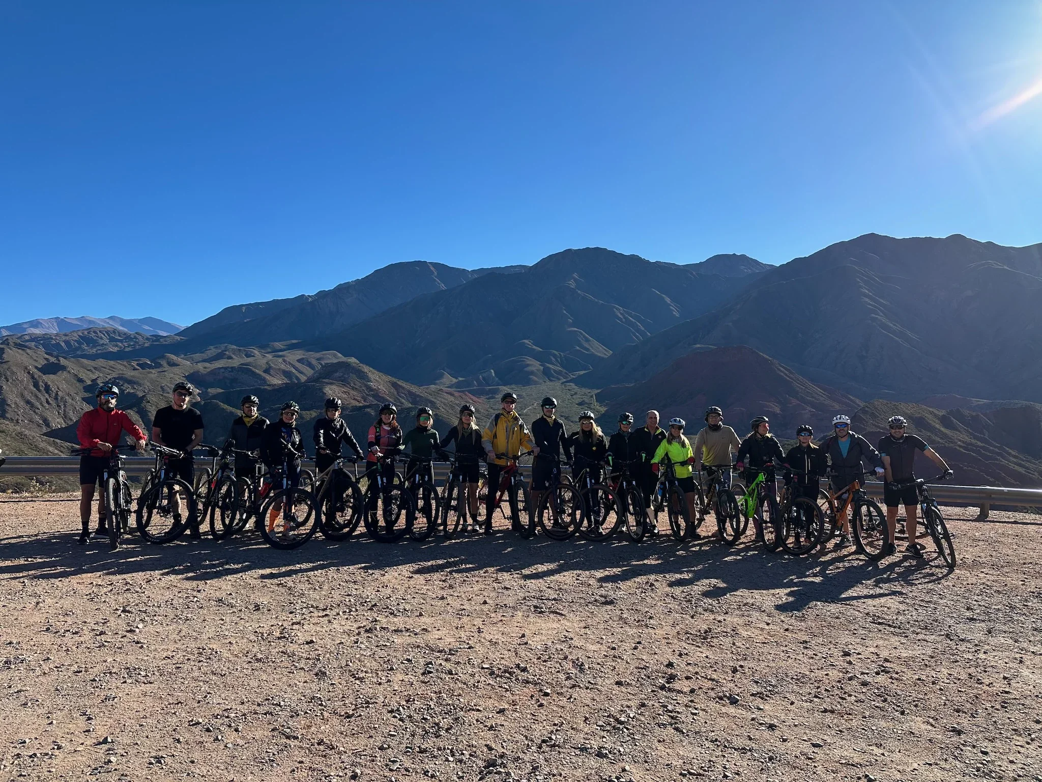 Todos listos para pedalear