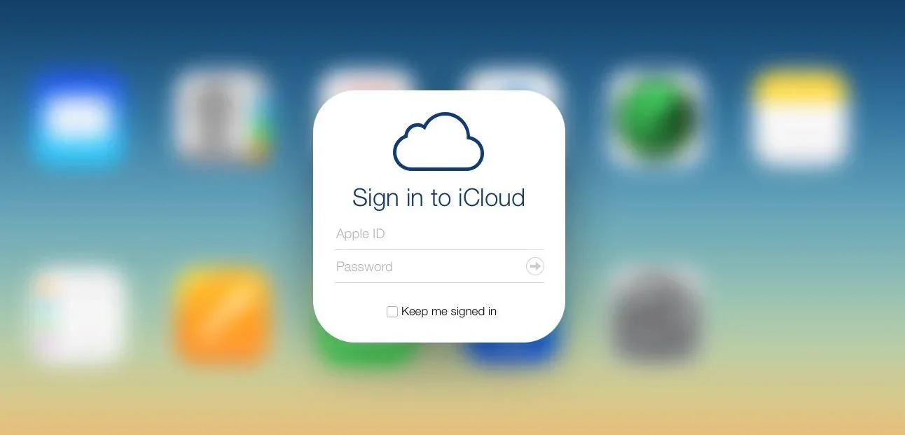 iCloud login