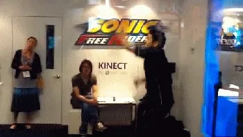 Microsoft Kinect: El futuro de los videojuegos [GIF Animado]