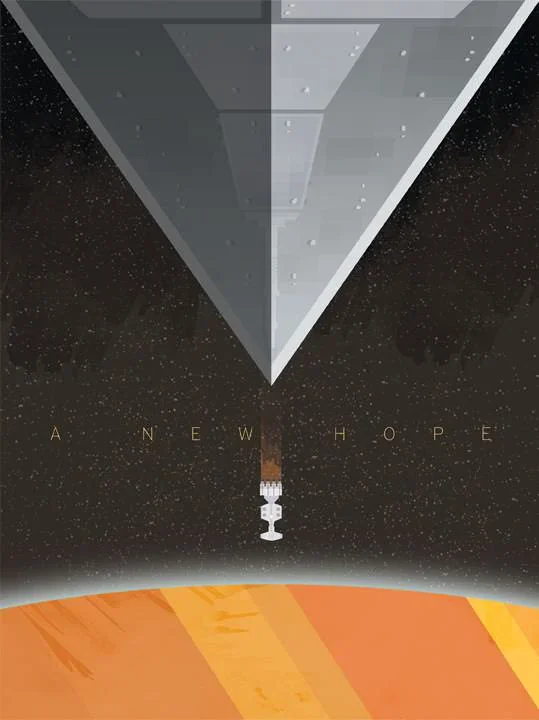 Posters minimalistas Star Wars